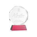 Acadian Red on Newhaven Base Crystal Award