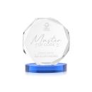 Acadian Sky Blue on Alberton Base Crystal Award