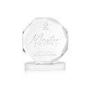 Acadian White on Alberton Base Crystal Award