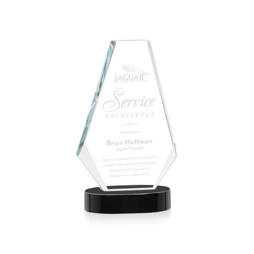 Corporate Awards - Crystal Awards - Kingsley Black on Alberton Base Crystal Award
