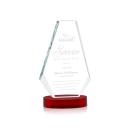 Kingsley Red on Alberton Base Crystal Award
