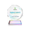 Acadian Full Color Prismatic on Newhaven Base Crystal Award