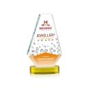 Kingsley Full Color Gold on Alberton Base Crystal Award