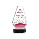 Kingsley Full Color Black on Alberton Base Crystal Award