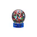 Fantasia Blue on Stanrich Base Spheres Glass Award