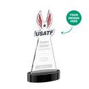 EdgeCraft Black (via Air) on Alberton Base Abstract / Misc Crystal Award