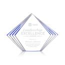 Crawford Blue Acrylic Award