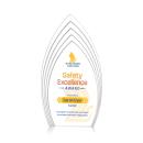 Turello Full Color Clear Arch & Crescent Acrylic Award