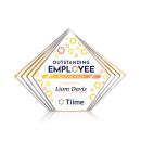 Crawford Full Color Gold Acrylic Award