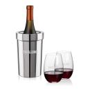 Milano Wine Cooler & Laurent Stemless Wine Set