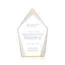 Grayson Gold Arch & Crescent Acrylic Award