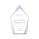 Grayson Blue Arch & Crescent Acrylic Award