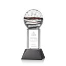 Serenity Black on Stowe Base Spheres Glass Award