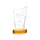 Burnett Amber on Alberton Base Peak Crystal Award