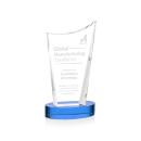 Burnett Sky Blue on Alberton Base Peak Crystal Award