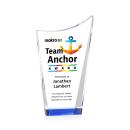 Burnett Full Color Blue  Peak Crystal Award