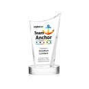 Burnett Full Color Clear on Alberton Base Peak Crystal Award