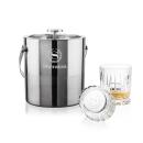 Catania Ice Bucket & Princeton On-the-Rocks Set