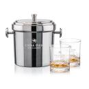 Milano Ice Bucket & Brentwood On-the-Rocks Set