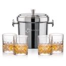 Milano Ice Bucket & Longford On-the-Rocks Set