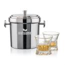 Milano Ice Bucket & Langstaff On-the-Rocks Set
