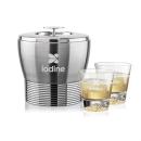 Genoa Ice Bucket & Aspen On-the-Rocks Set