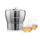 Genoa Ice Bucket & Garland On-the-Rocks Set