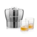 Genoa Ice Bucket & Tacoma On-the-Rocks Set