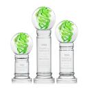 Vortex Clear on Colverstone Base Spheres Glass Award