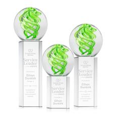 Vortex Clear on Dakota Base Spheres Glass Award - Employee Awards