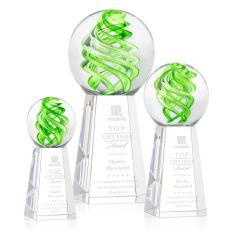 Vortex Clear on Novita Base Spheres Glass Award - Employee Awards