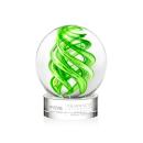 Vortex Clear on Stanrrich Base Spheres Glass Award