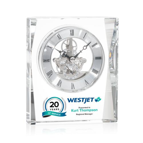 Corporate Recognition Gifts - Clocks - Rupert Full Color Clock