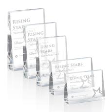 Tweed Rectangle Crystal Award - Crystal Awards