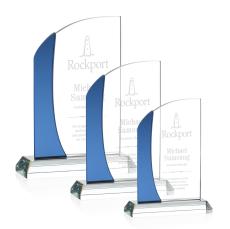 Jarvis Blue Peak Crystal Award - Crystal Awards