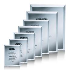 Mirror Plaque - Silver - Wood Plaques