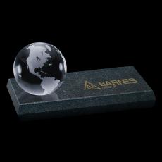 Globe on Granite Base - Desk Accessories