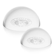 Dome Paperweight - Crystal Paperweights