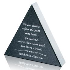 Granite Paperweight - Triangle - Corporate Awards
