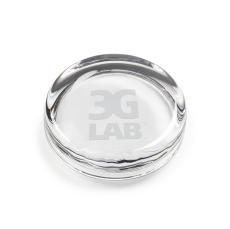 Flat Round Paperweight - Corporate Recognition Gifts