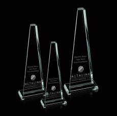 Pinnacle Jade Obelisk Glass Award - Employee Awards