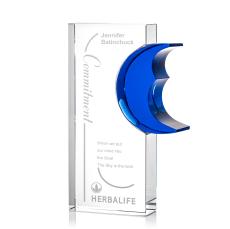 Sabatini Moon Rectangle Crystal Award - Corporate Awards