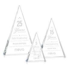 Monroe Pyramid Crystal Award - Crystal Awards