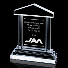 Counsel Arch & Crescent Crystal Award - Crystal Awards