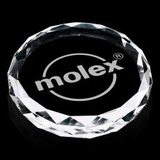 Round Paperweight - Crystal Awards