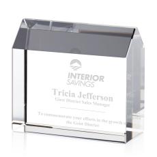 Homestead Arch & Crescent Crystal Award - Crystal Awards