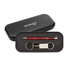 Clicker Pen/Keyring Gift Set - Executive Gifts