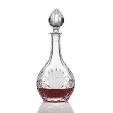 Cavanaugh Wine Decanter - Etched Barware