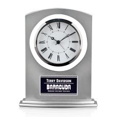 Tuxedo Clock - Silver - Clocks
