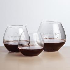 Florentina Stemless Wine - Deep Etch - Wine Glasses